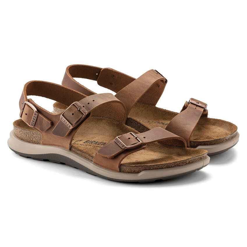 BIRKENSTOCK SONORA GINGER BROWN OIL LEATHER REGULAR