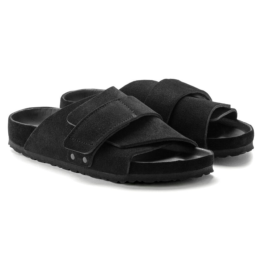 BIRKENSTOCK KYOTO EXQUISITE BLACK SUEDE NARROW