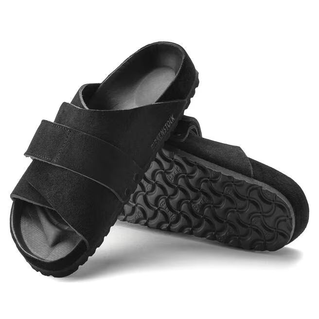 Birkenstock Tess Suede Leather - Black, Regular