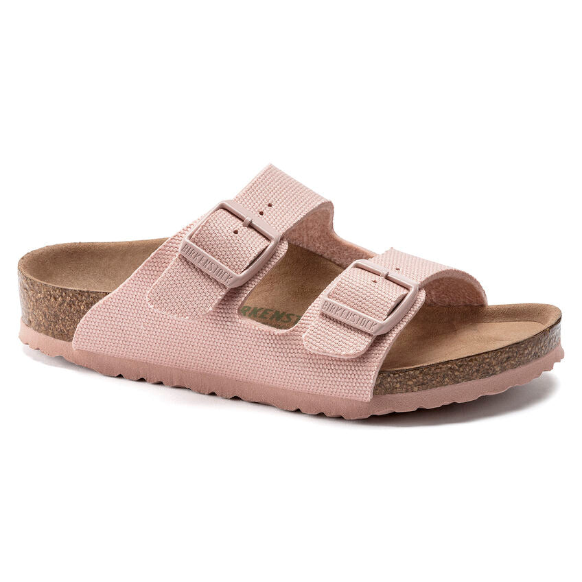 BIRKENSTOCK ARIZONA VEGAN KID PINK TEXTILE NARROW