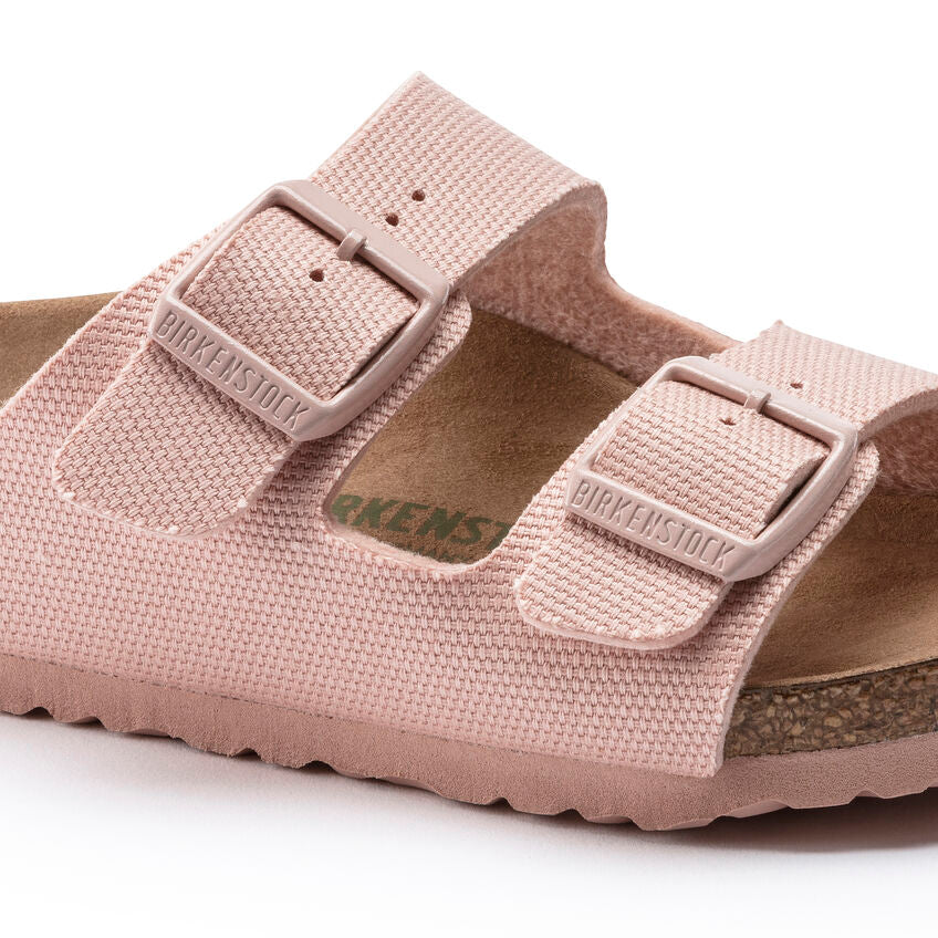 BIRKENSTOCK ARIZONA VEGAN KID PINK TEXTILE NARROW