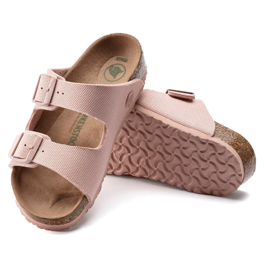 BIRKENSTOCK ARIZONA VEGAN KID PINK TEXTILE NARROW