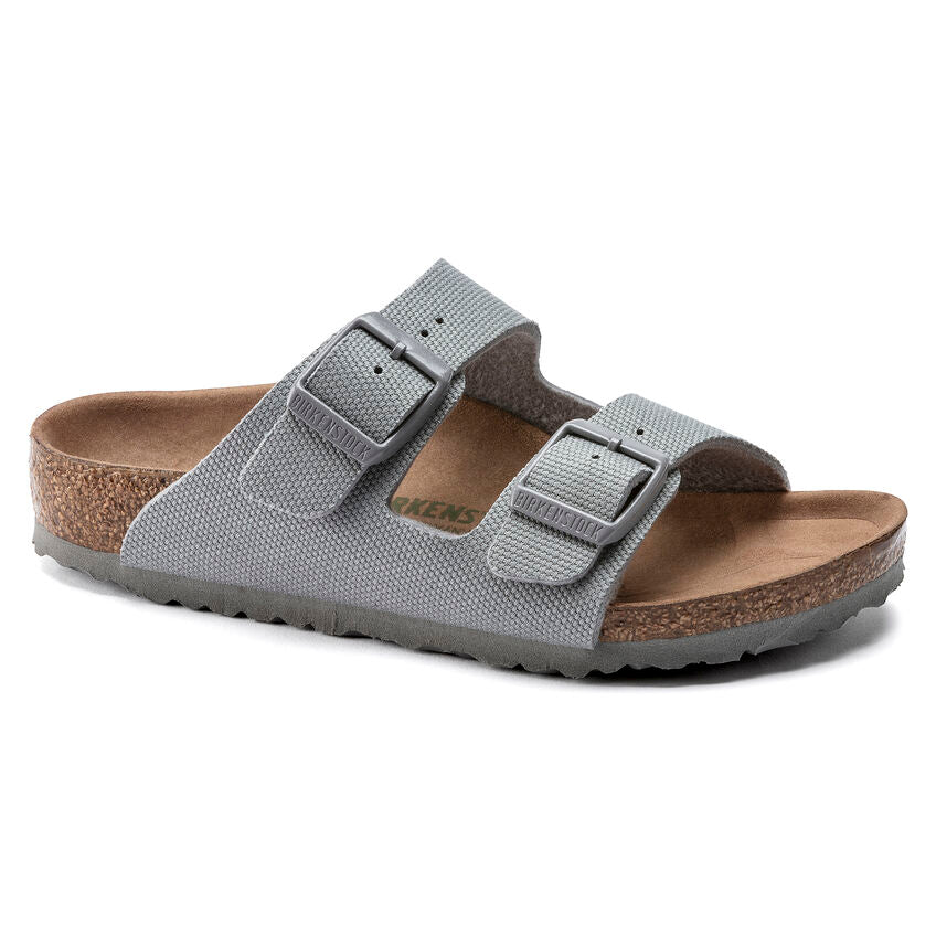 BIRKENSTOCK ARIZONA VEGAN KID STONE TEXTILE NARROW