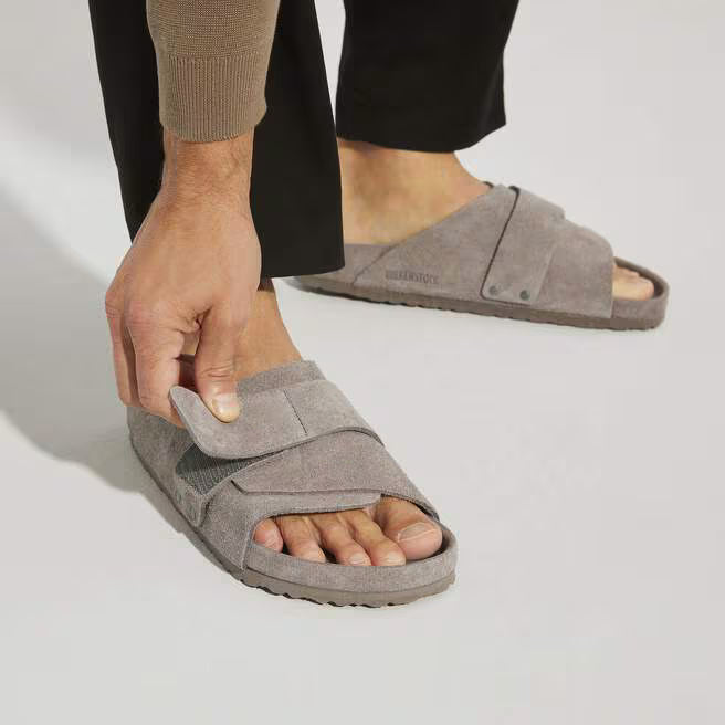 Birkenstock Boston Vegan Birkibuc - White, Regular