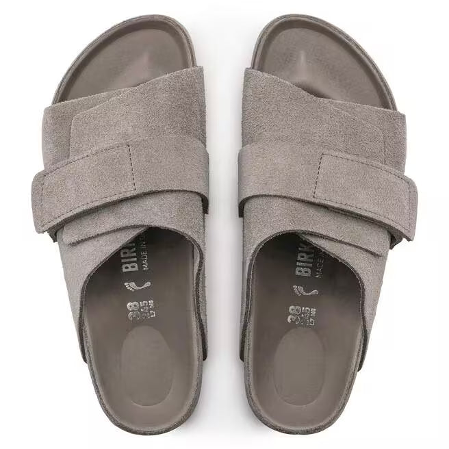 Birkenstock Boston Vegan Birkibuc - White, Regular
