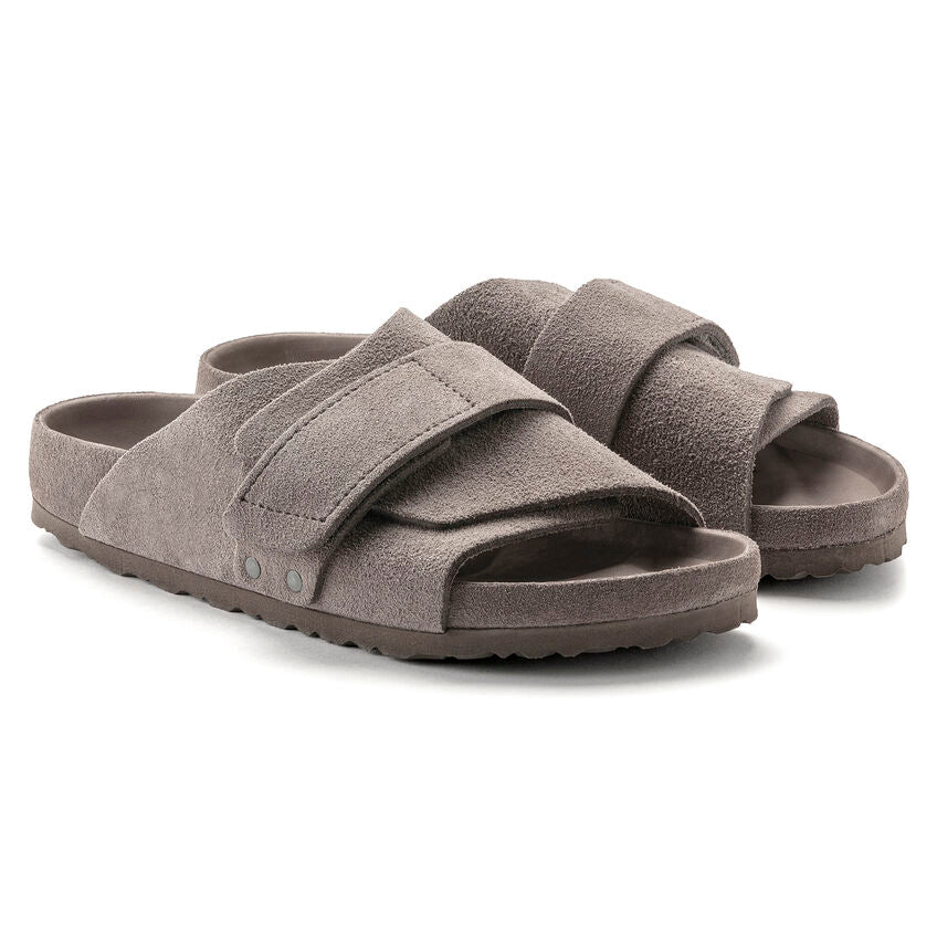 BIRKENSTOCK KYOTO EXQUISITE GRAY TAUPE SUEDE REGULAR