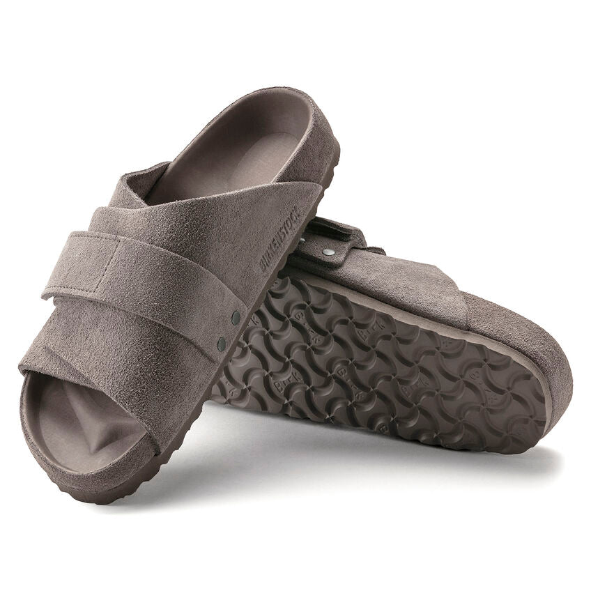 BIRKENSTOCK KYOTO EXQUISITE GRAY TAUPE SUEDE REGULAR