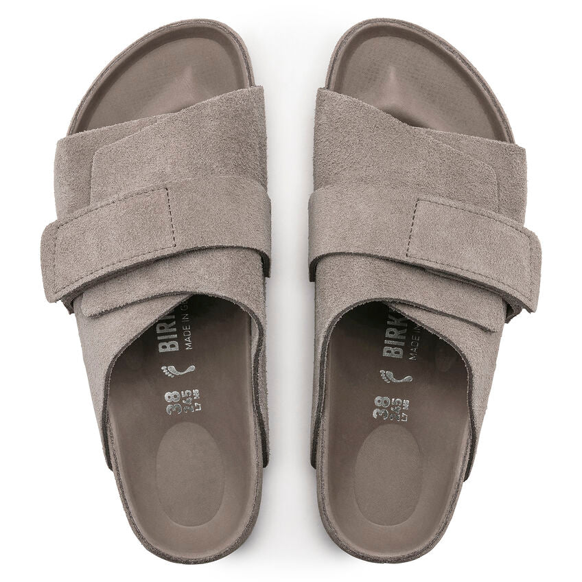 BIRKENSTOCK KYOTO EXQUISITE GRAY TAUPE SUEDE REGULAR