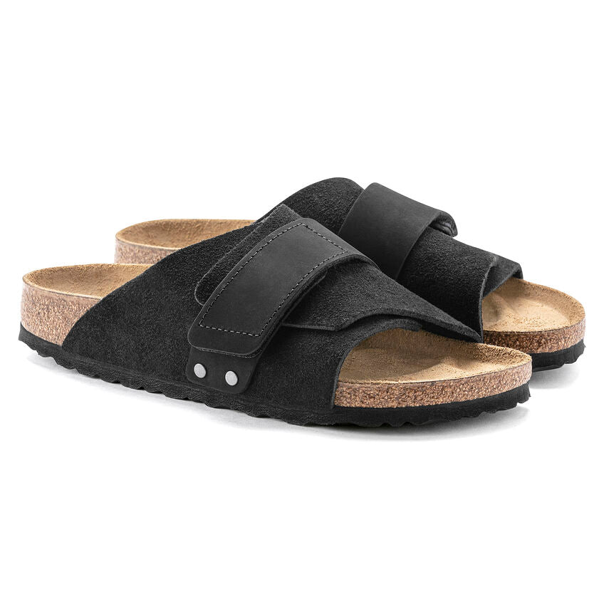 BIRKENSTOCK KYOTO BLACK SUEDE REGULAR