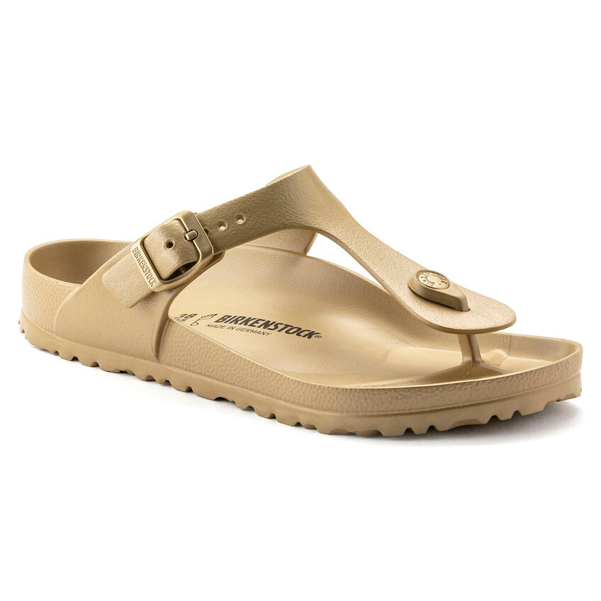 BIRKENSTOCK GIZEH METALLIC GOLD EVA REGULAR