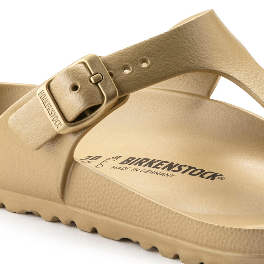 BIRKENSTOCK GIZEH METALLIC GOLD EVA REGULAR