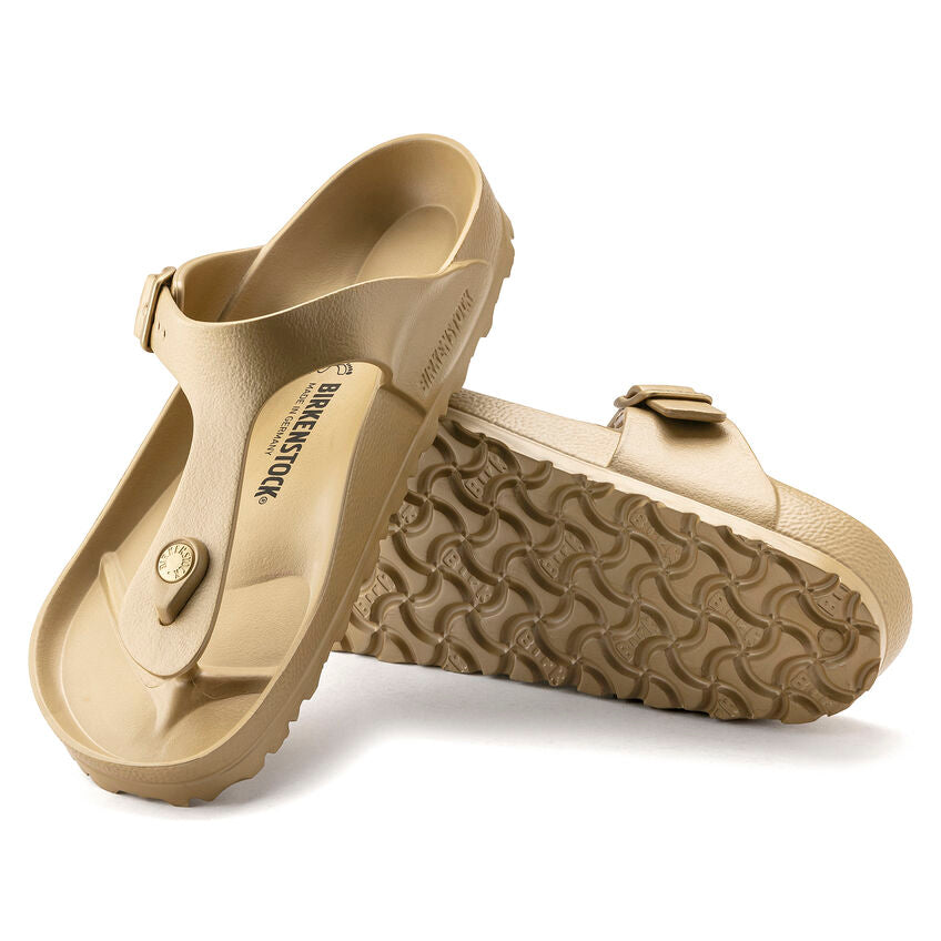 BIRKENSTOCK GIZEH METALLIC GOLD EVA REGULAR