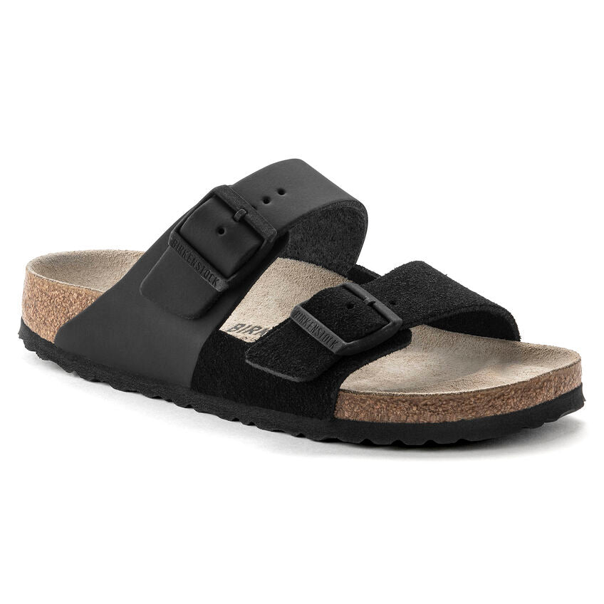 BIRKENSTOCK Arizona Split Color-Block Leather Sandals - Monochrome Chic with Premium Craftsmanship - Multiple Colors & Sizes