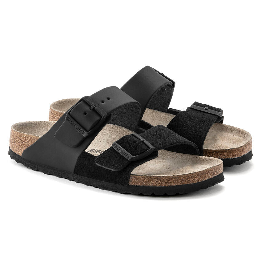 BIRKENSTOCK Arizona Split Color-Block Leather Sandals - Monochrome Chic with Premium Craftsmanship - Multiple Colors & Sizes