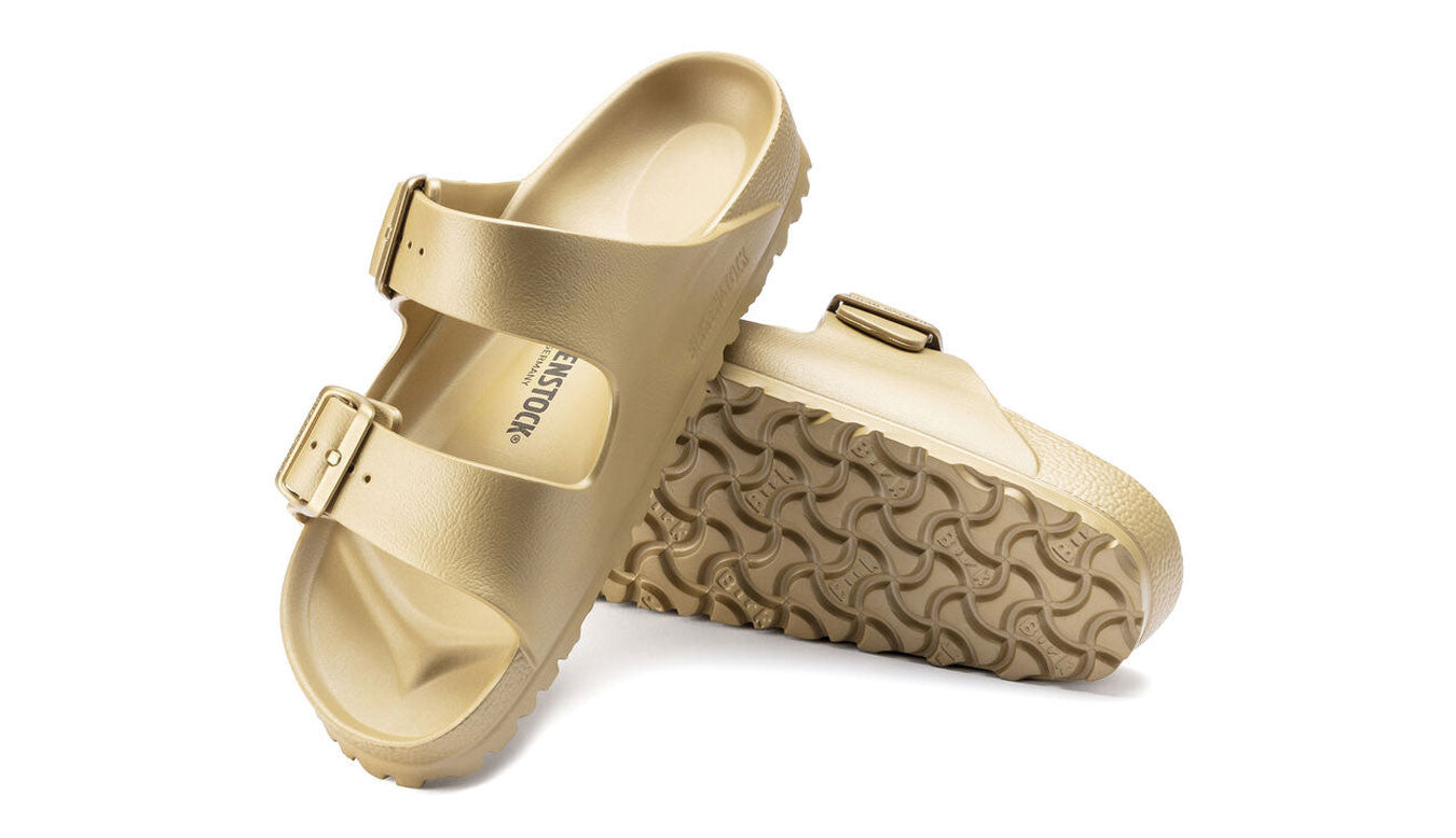 BIRKENSTOCK ARIZONA METALLIC GOLD EVA REGULAR