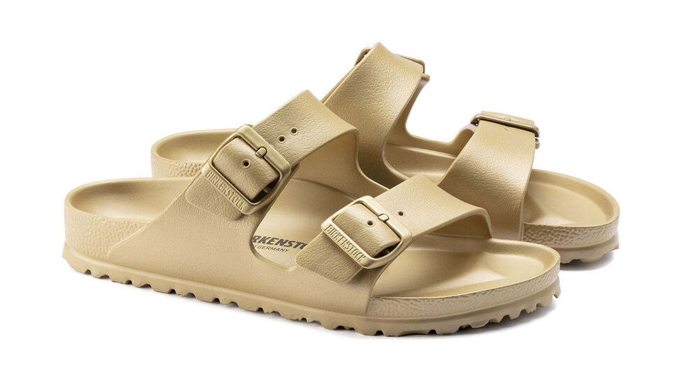 BIRKENSTOCK ARIZONA METALLIC GOLD EVA REGULAR