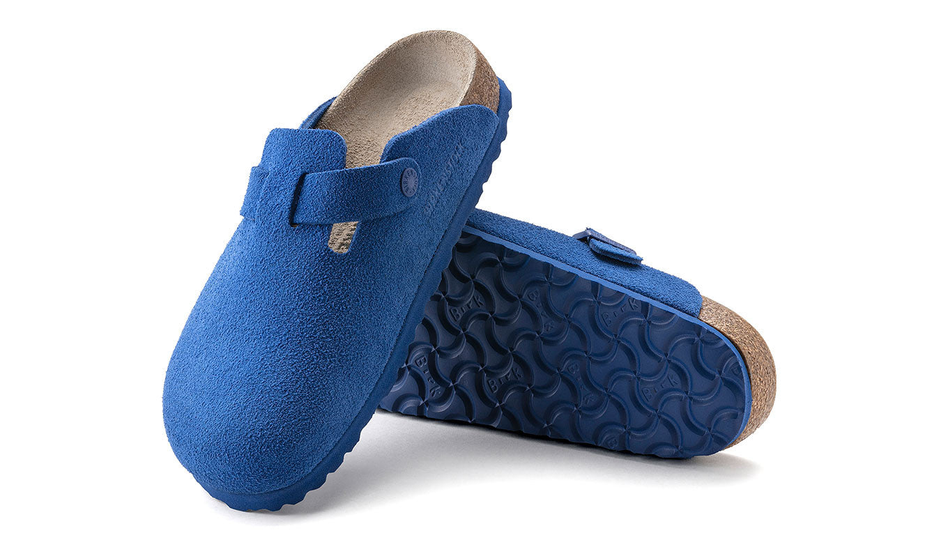 BIRKENSTOCK BOSTON DESERT BUCK INDIGO NUBUCK REGULAR