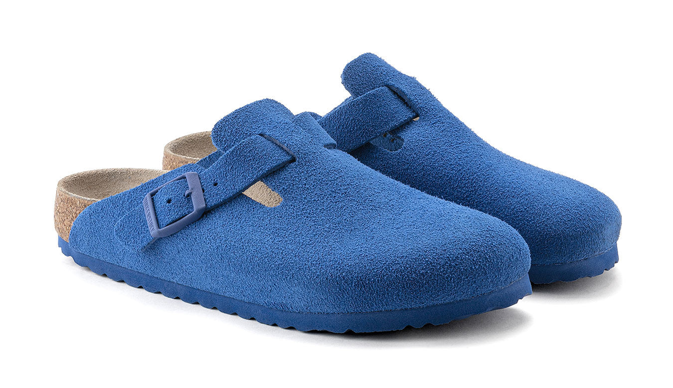 BIRKENSTOCK BOSTON DESERT BUCK INDIGO NUBUCK REGULAR