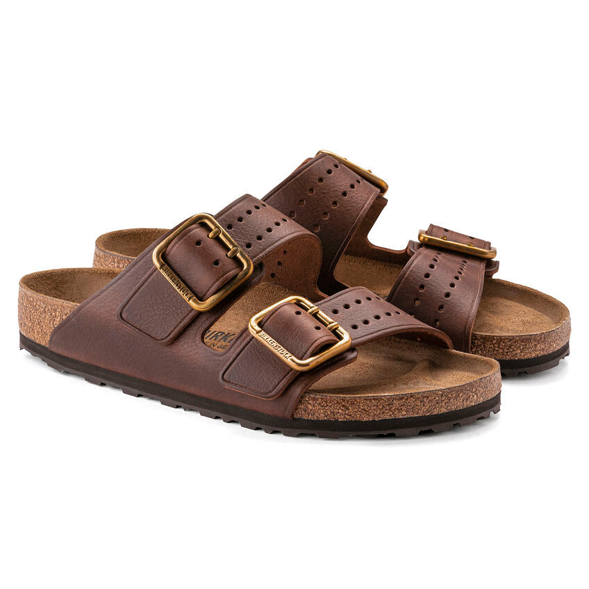 BIRKENSTOCK ARIZONA BOLD GAP ROAST LEATHER