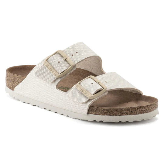 BIRKENSTOCK ARIZONA VEGAN EGGSHELL TEXTILE REGULAR