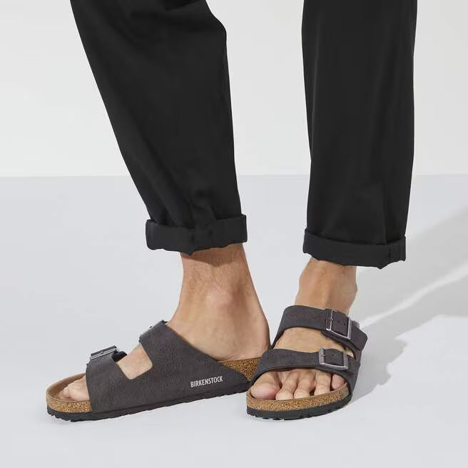 Birkenstock Arizona Big Buckle Natural Oiled Leather Sandals - Zinfandel - 1028042 - Narrow