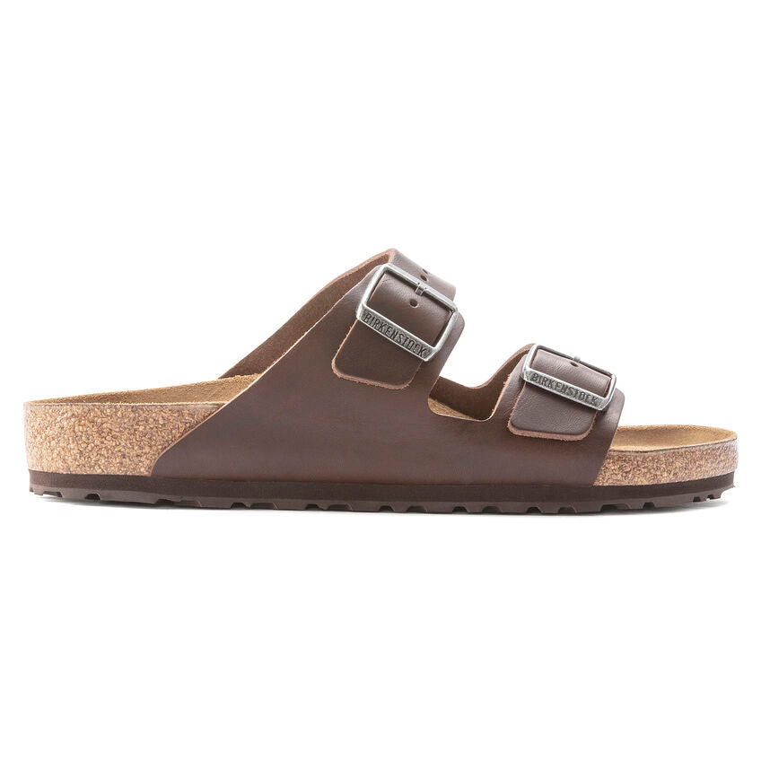 BIRKENSTOCK ARIZONA GRIP VINTAGE ROAST LEATHER REGULAR