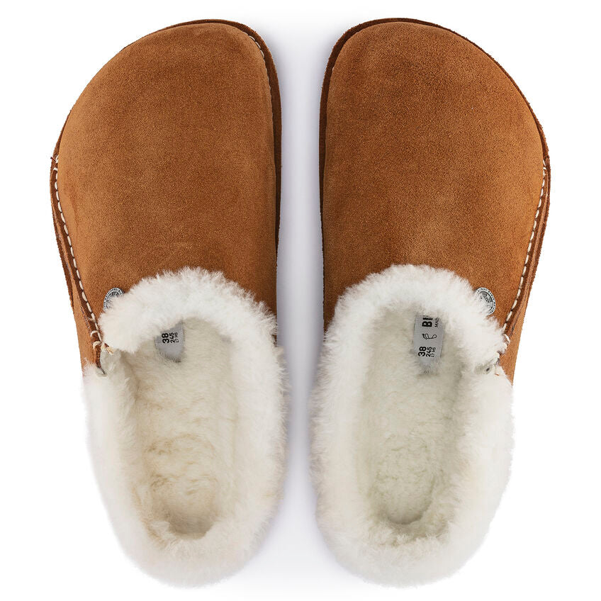 BIRKENSTOCK ZERMATT PREMIUM MINK SHEARLING SUEDE NARROW