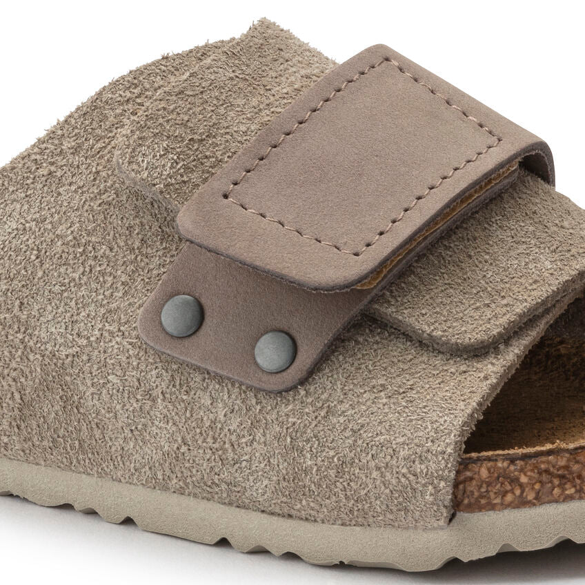 BIRKENSTOCK KYOTO KID TAUPE SUEDE NARROW