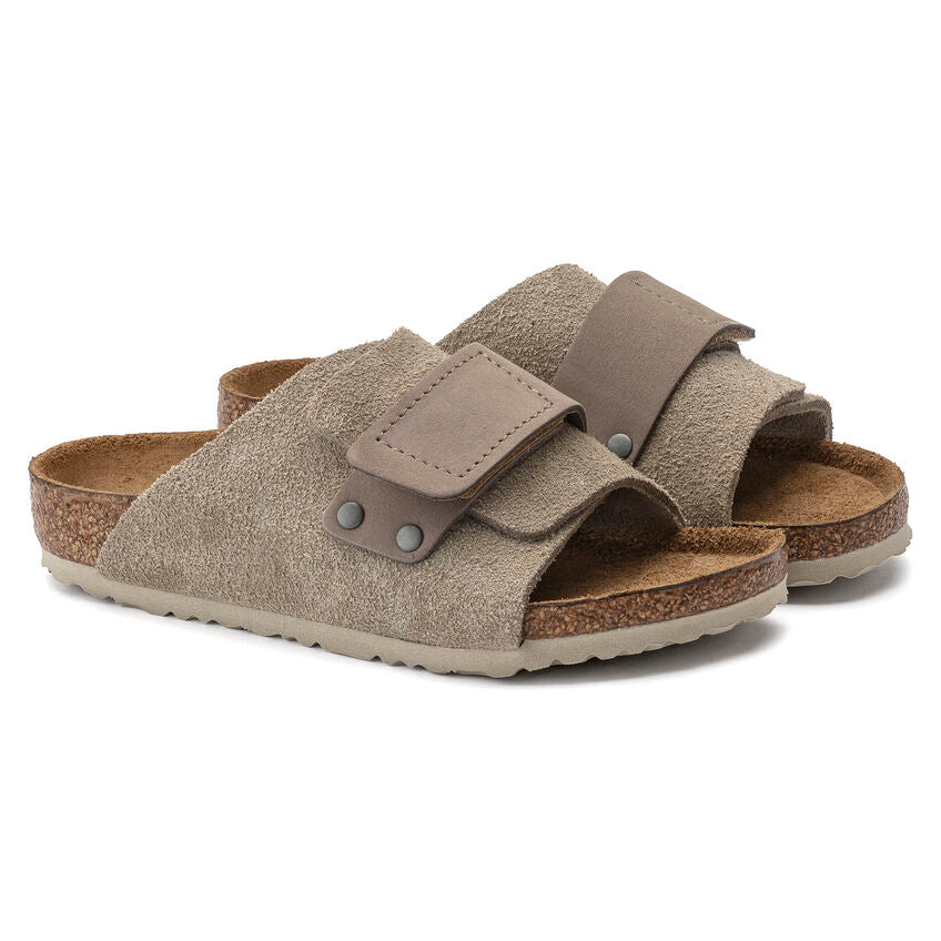 BIRKENSTOCK KYOTO KID TAUPE SUEDE NARROW