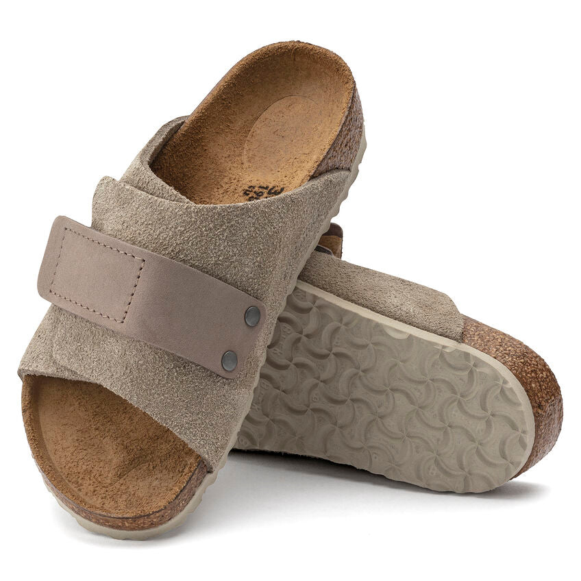 BIRKENSTOCK KYOTO KID TAUPE SUEDE NARROW