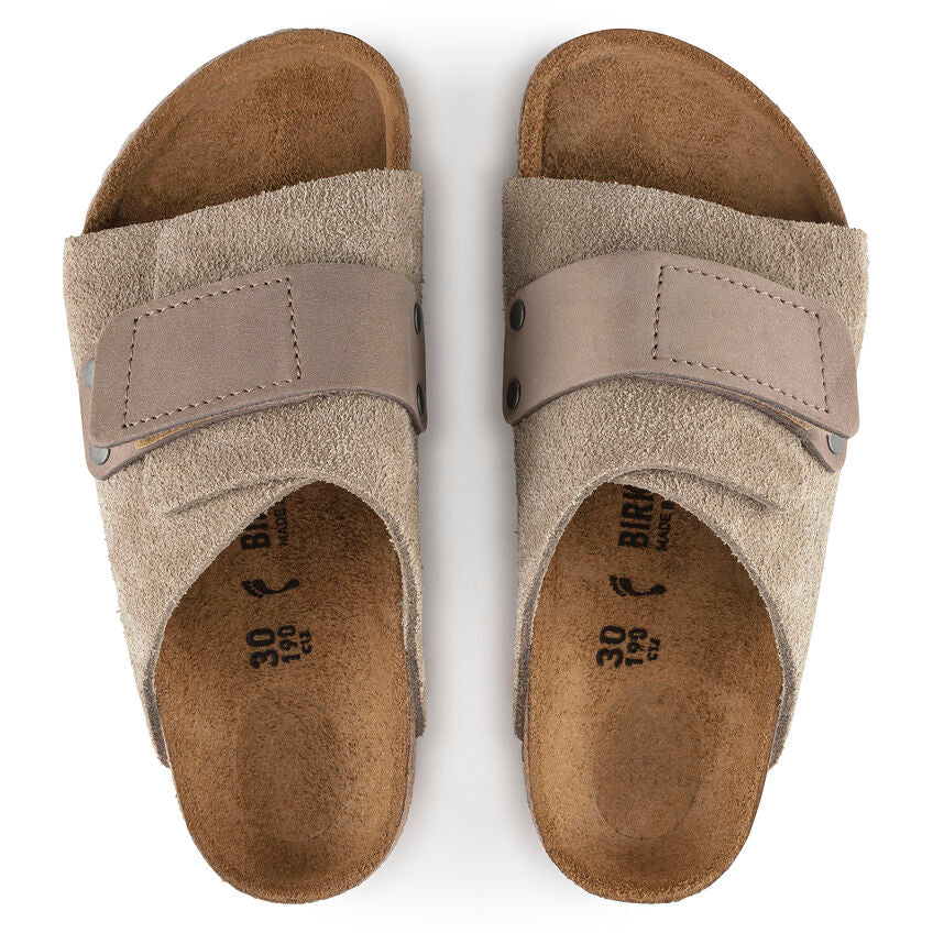 BIRKENSTOCK KYOTO KID TAUPE SUEDE NARROW