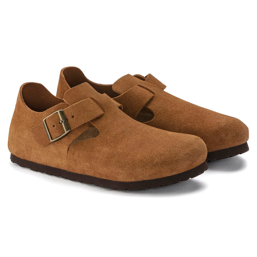 BIRKENSTOCK LONDON MINK SUEDE REGULAR