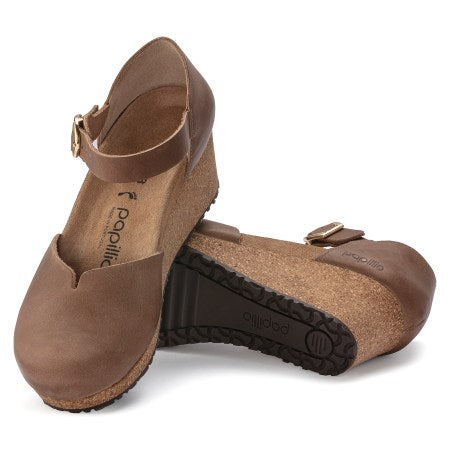 BIRKENSTOCK MARY COGNAC LEATHER NARROW