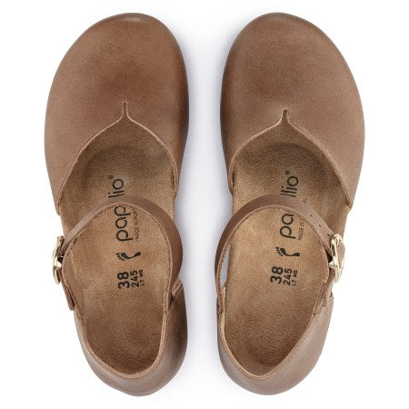 BIRKENSTOCK MARY COGNAC LEATHER NARROW