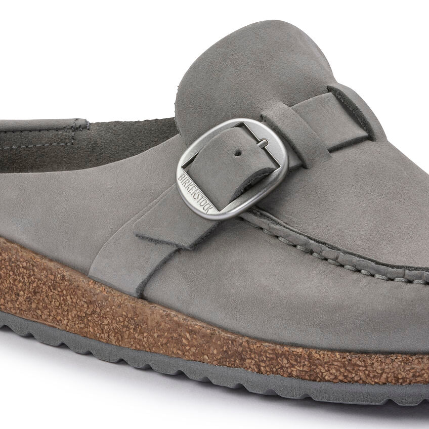 BIRKENSTOCK BUCKLEY DOVE GRAY NUBUCK NARROW