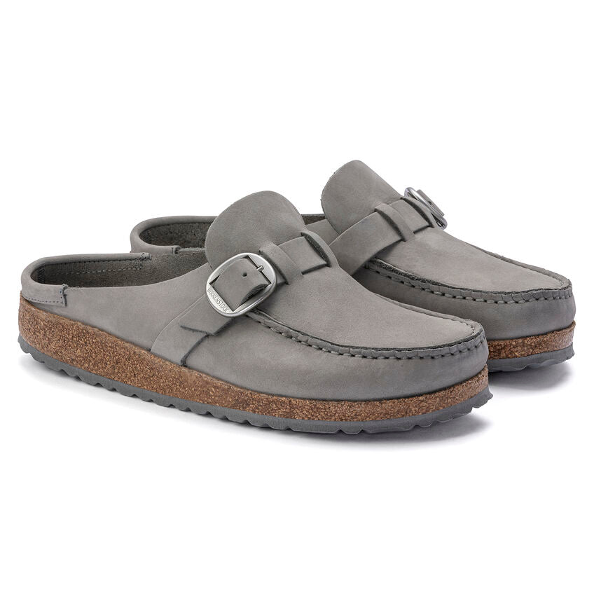 BIRKENSTOCK BUCKLEY DOVE GRAY NUBUCK NARROW