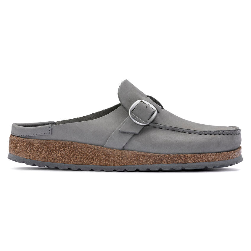 BIRKENSTOCK BUCKLEY DOVE GRAY NUBUCK NARROW