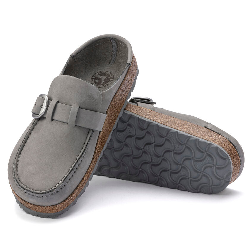 BIRKENSTOCK BUCKLEY DOVE GRAY NUBUCK NARROW