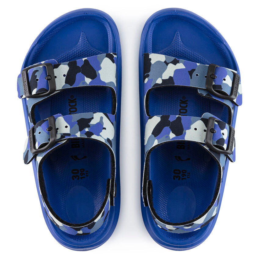 BIRKENSTOCK MOGAMI KID CAMO BLUE BIRKO FLOR NARROW