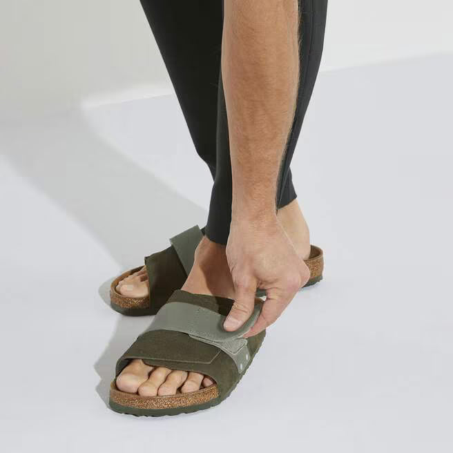 Birkenstock Oswego Suede Leather - Sancastle, Regular