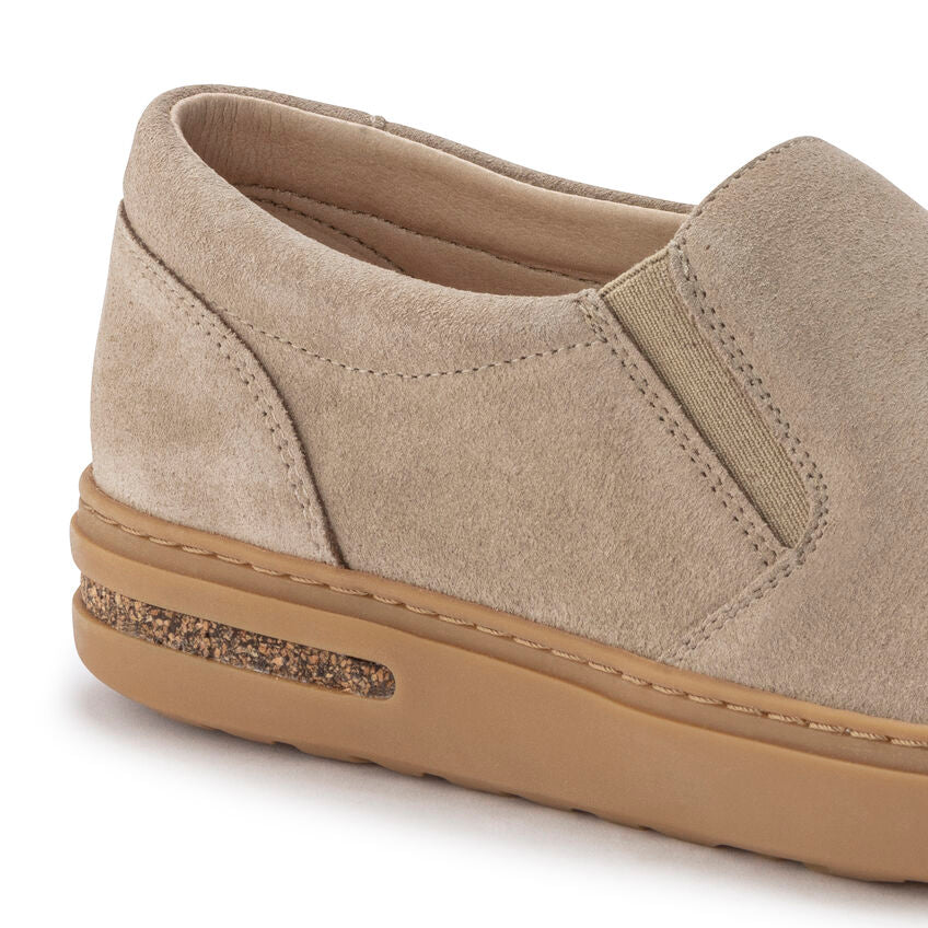 BIRKENSTOCK OSWEGO SANDCASTLE SUEDE NARROW