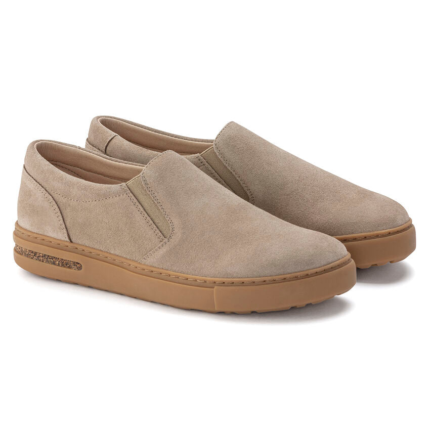 BIRKENSTOCK OSWEGO SANDCASTLE SUEDE NARROW