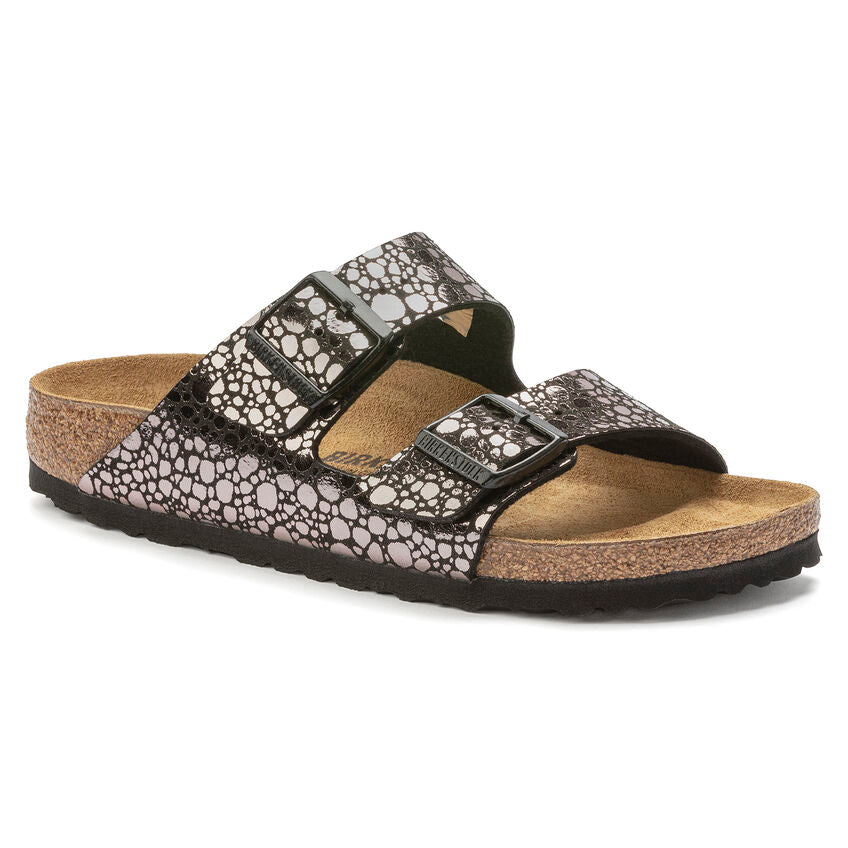 BIRKENSTOCK ARIZONA STONES BLACK BIRKO FLOR NARROW