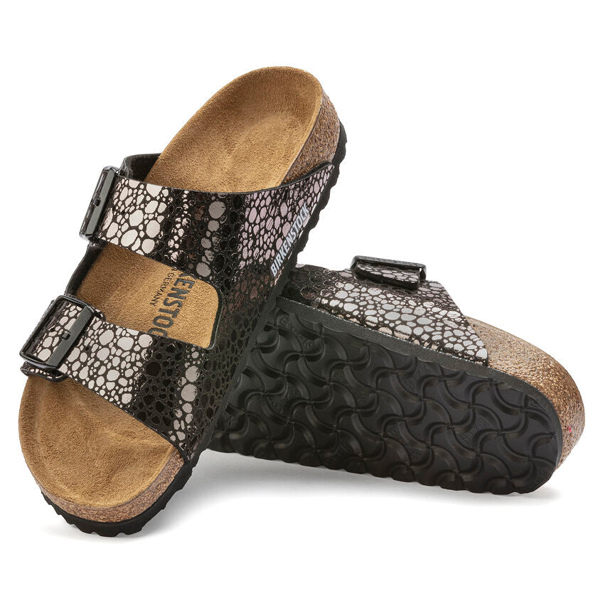 BIRKENSTOCK ARIZONA STONES BLACK BIRKO FLOR NARROW