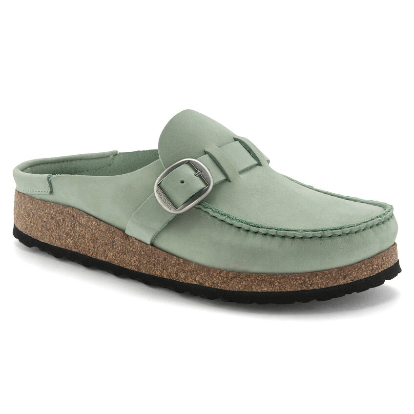 BIRKENSTOCK BUCKLEY MATCHA NUBUCK NARROW