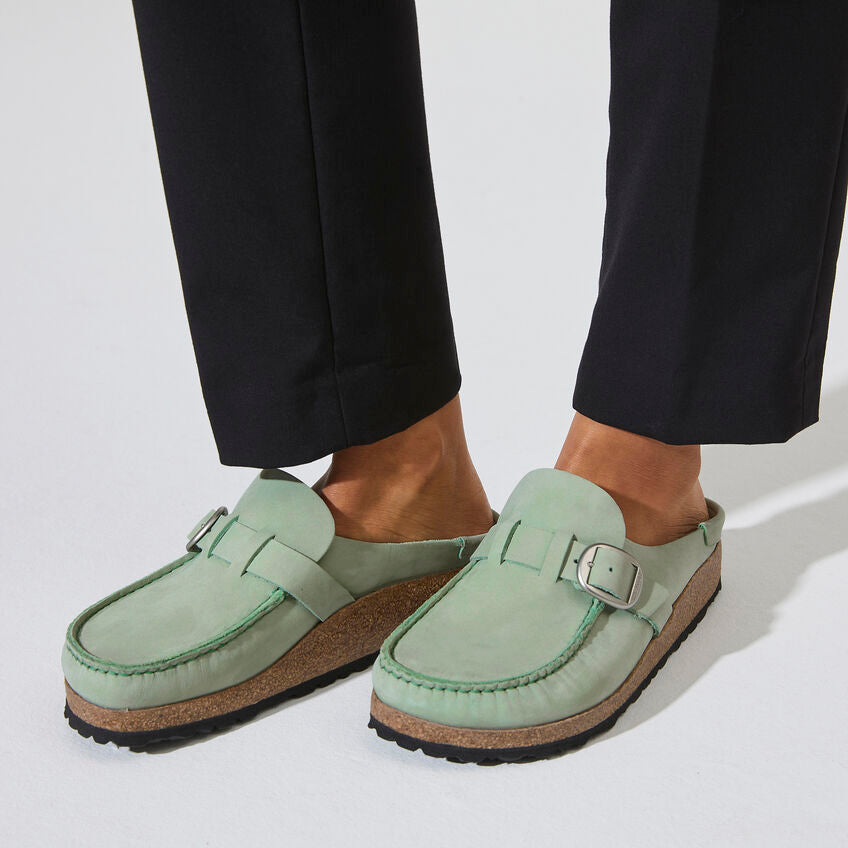 BIRKENSTOCK BUCKLEY MATCHA NUBUCK NARROW