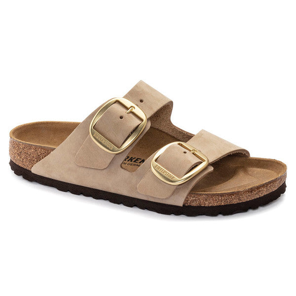 BIRKENSTOCK ARIZONA BIG BUCKLE SANDCASTLE NUBUCK REGULAR