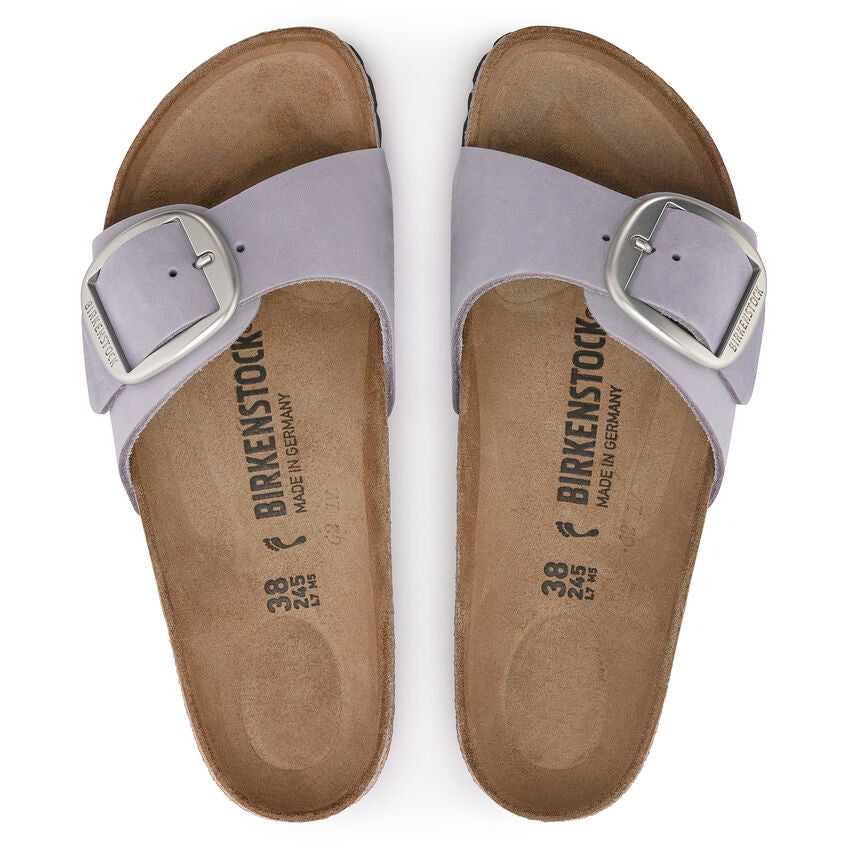 BIRKENSTOCK MADRID BIG BUCKLE PURPLE FOG NUBUCK NARROW