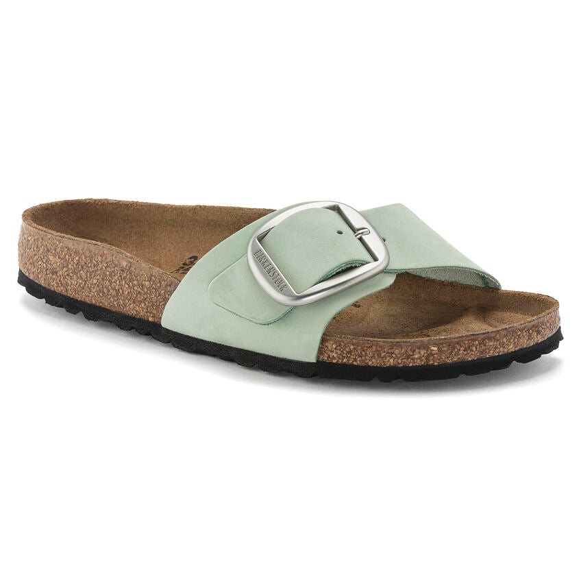 BIRKENSTOCK MADRID BIG BUCKLE MATCHA NUBUCK NARROW