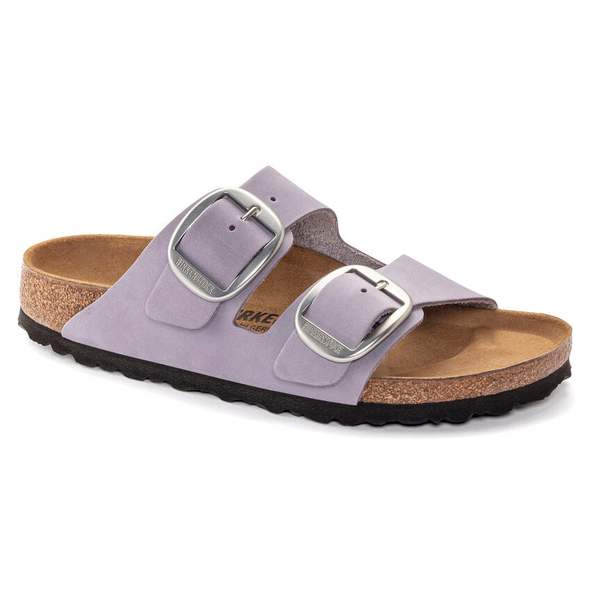 BIRKENSTOCK ARIZONA BIG BUCKLE PURPLE FOG NUBUCK NARROW